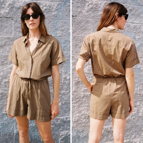 Xirena - Gio Short Romper - Suntan - Picture 2 of 14